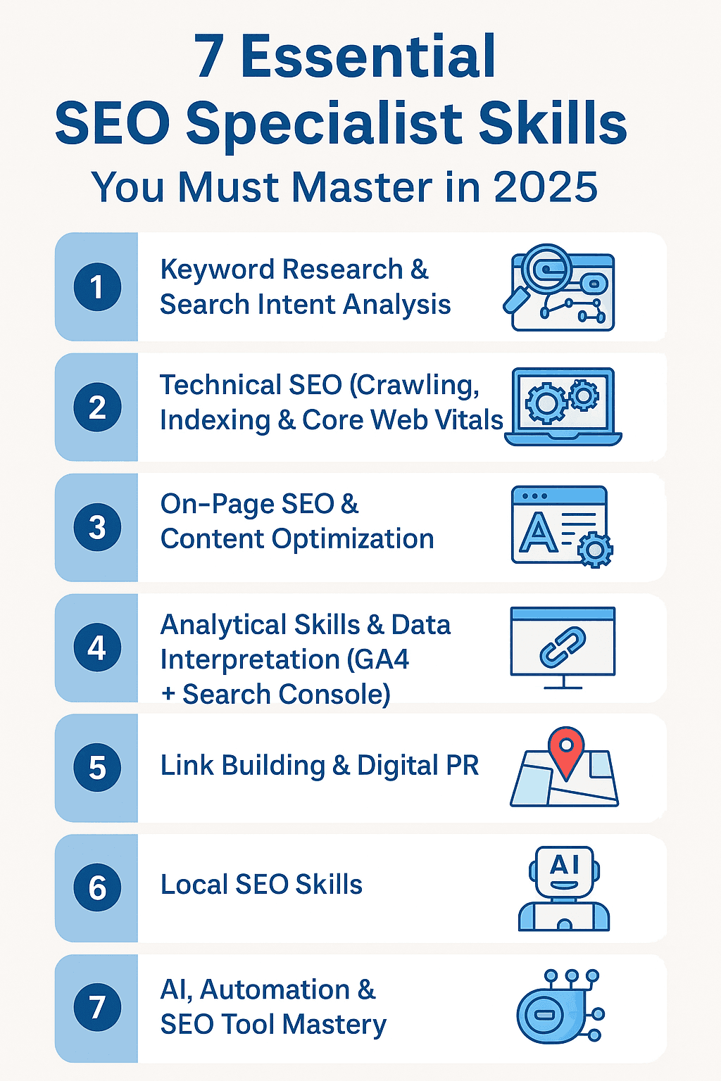 7 Essential SEO Specialist Skills You Must Master in 2026