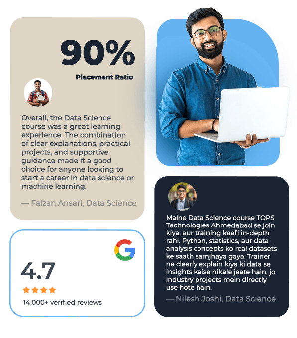 Data Science with Python at TOPS — placement and ratings