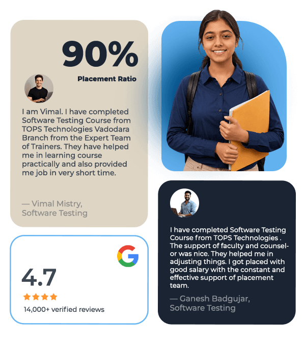 Software Testing Course at TOPS — placement and ratings