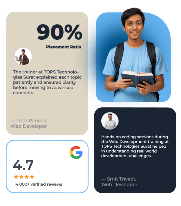 Web Development Course with AI at TOPS — placement and ratings